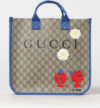 Gucci Borsa in tessuto GG Supreme con stampa e applicazioni floreali