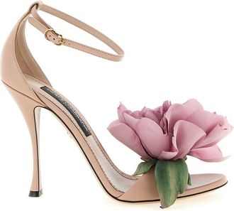Dolce & Gabbana Pink Floral Heels