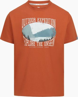 Trespass Mens Trespass Mens Gallon Casual T-Shirt - Orange - Size: 44
