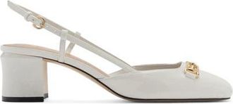 Mango Slingback Pump in White at Nordstrom, Size 8.5Us