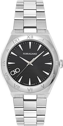Ferragamo Vega Upper East Bracelet Watch, 40mm in Stainless Steel at Nordstrom