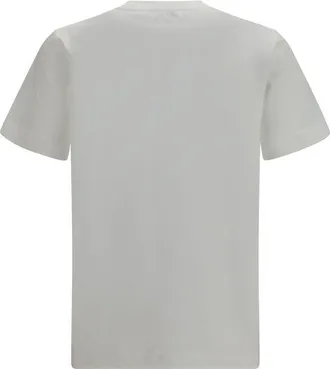 Burberry Embroidered Equestrian Knight T-Shirt - White