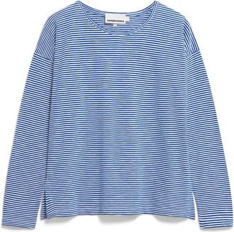 Armedangels Xianaa Lovely Stripes Longsleeve f&uuml;r Damen | blau