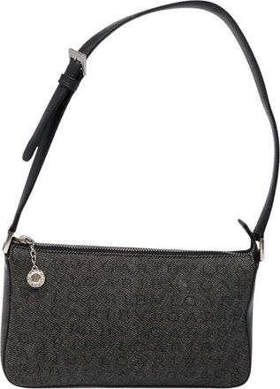 Bulgari Black Canvas Shoulder Bag (Pre-Owned)