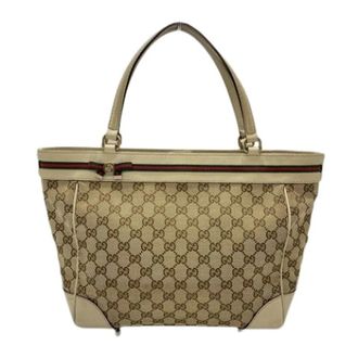 Gucci Pre-owned Tote Bags, female, Beige, Size: ONE SIZE Pre-owned Vintage Tote Bag