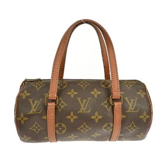 Louis Vuitton Papillon Handbag Monogram Canvas Brown Canvas Handbag (Pre-Owned)