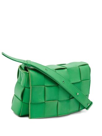 Bottega Veneta Borsa a spalla Intrecciato Cassette - Verde