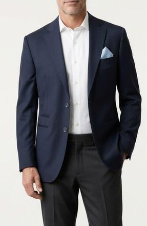 PinoPorte Two-Button Sport Coat in Navy at Nordstrom Rack, Size 46