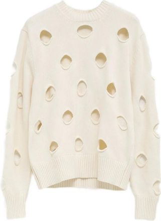 Gimaguas Maglione con dettaglio cut-out - Bianco
