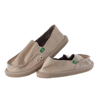 Sanuk Womens Donna Daily Slip On In Natural