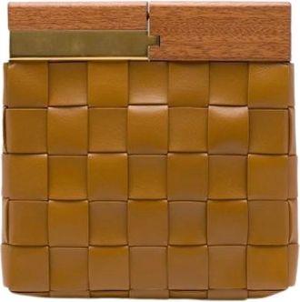 Bottega Veneta Pre-owned Snap Clutch - - Pre-owned - Donna - Marrone - ONE SIZE