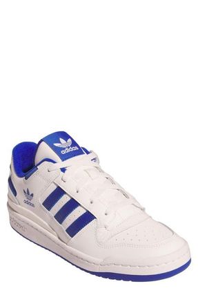 adidas Forum Low CL Sneaker in White/Team Royal Blue/White at Nordstrom, Size 11.5