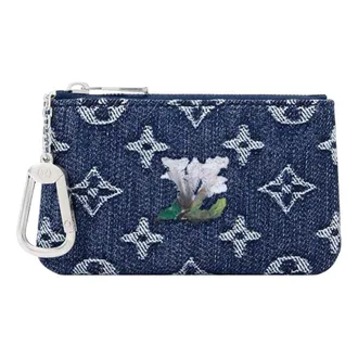 Louis Vuitton Pochette Cl&eacute;s Blue M27561