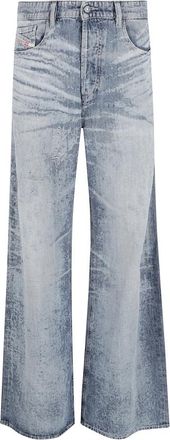Diesel A21489.068Ty Jeans - Dames - Loose Fit Jeans - Blauw - W26 - Katoen - Jeans