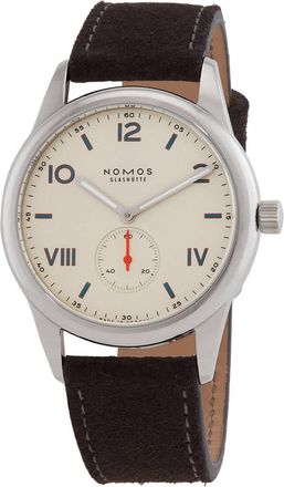 NOMOS Glash&uuml;tte Club Campus 38 White Dial Mens Watch 737