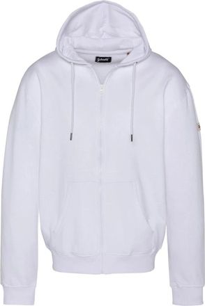 Schott NYC Zip Hoodie - Heren - Vesten met rits - Wit - XL - Katoen - Hoodies & sweatvesten
