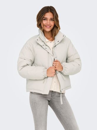 Jacqueline de Yong Steppjacke JDY JDYFREY FLOTTE SHORT JACKET OTW YFM NOOS, Damen, Gr. XS, gelb (moonbeam), Web, Obermaterial: 100% Polyester, unifarben, Jacken Steppjac