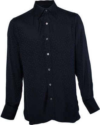 Tom Ford polkadot shirt in black