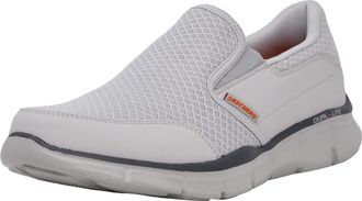 Skechers Mens Equalizer Persistent Slip-On Sneaker, Light Grey, 9.5 M US