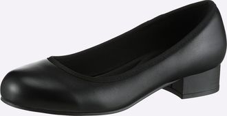 Casual Looks Pumps CASUAL LOOKS, Damen, Gr. 36, schwarz, Lederimitat, Schuhe Pumps