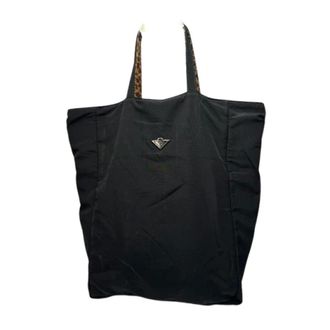 Bottega Veneta Pre-owned Tote Bags, female, Brown, Size: ONE SIZE Pre-owned Canvas Tote Bag