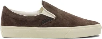 Tom Ford SUEDE JUDE SLIP ON SNEAKERS Size: 44, colour: BROWN