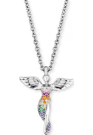 Engelsrufer Womens ERN-LILANGEL-ZIM Ladies Angel Necklace Silver Sterling - One Size