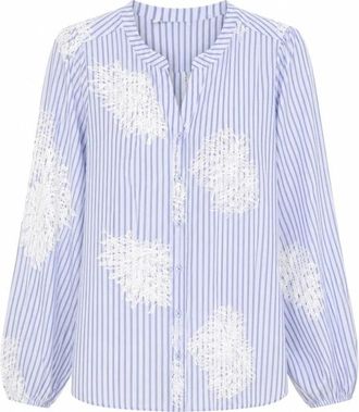 2-Biz Mujer, Blusas y Camisas, Azul, Talla: M