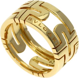 Bulgari Yellow Gold (18K) Band Ring (Pre-Owned)