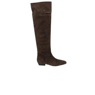 Bianca Di Over-knee Boots, female, Brown, Size: 10 US Stivale scamosciato