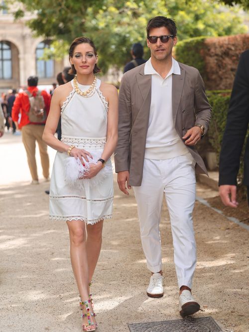 Olivia Palermo und Johannes Huebl auf der Paris Fashion Week.