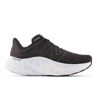 New Balance Womens Fresh Foam X More V4 Running Shoe In Black/starlight