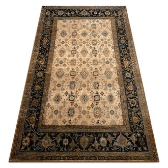 RugsX Rugsx - Alfombra De Lana Omega Avila Ornamento Marco Co&ntilde;ac Marr&oacute;n Brown 200x300 Cm