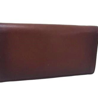 Louis Vuitton Ombre Acajou Brown Cuir Ombre Leather Long Wallet (Bi-Fold) (Pre-Owned)