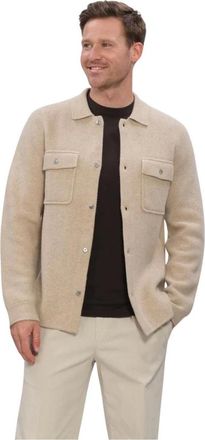 Profuomo Heren, Truien, Beige, Maat: 2XL