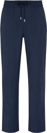 Vilebrequin Parc Micro Carreaux Broek - Heren - Broeken - Blauw - Maat: L Wol