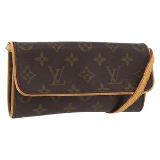 Louis Vuitton Pre-owned Vintage Monogram Crossbody Tas - Dames - Pre-owned - Bruin - Maat: ONE Size Leer
