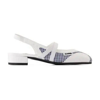 Carel Dames, Schoenen, Wit, Maat: 37 EU Linnen