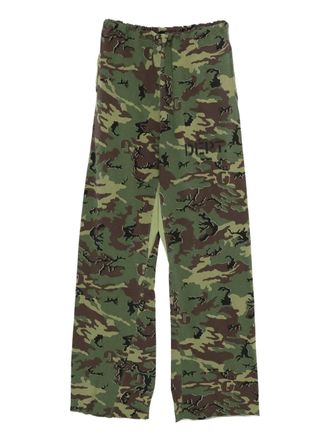 Gallery Dept. x Josu&eacute; Thomas camouflage-pattern track pants - Groen