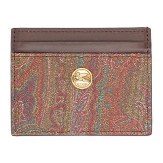 Etro Etro, Wallets & Cardholders, female, Multicolor, Size: ONE SIZE Paisley Card Holder with Coin