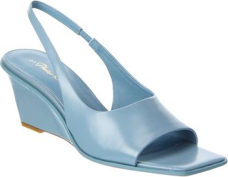 3.1 Phillip Lim Laura Leather Slingback Wedge Sandal