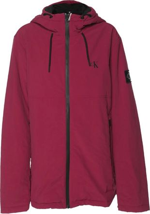 Calvin Klein Piumino con cappuccio e logo - Rosa