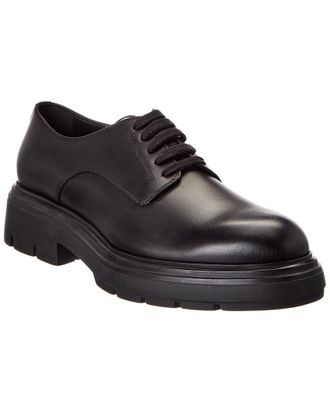 Ferragamo Devis Leather Derby