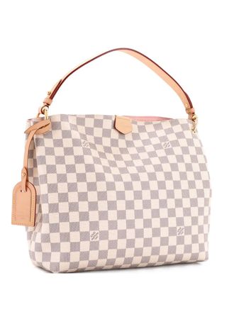 Louis Vuitton Graceful Handbag Damier PM hobo bag - White