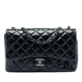 Chanel Pre-owned Vintage Schoudertas - Dames - Pre-owned - Zwart - Maat: ONE Size Leer