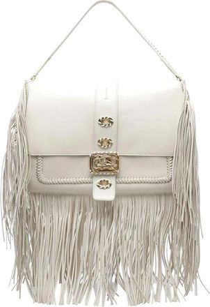 Burberry Tassen, Dames, Wit, ONE Size, Leer, Medium Rider Bag