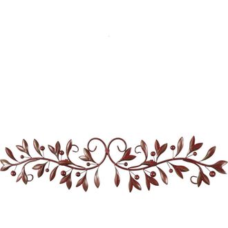Uma Filigree Leaf Wall Decor in Red at Nordstrom Rack