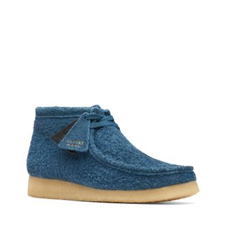 Clarks Originals Wallabeecup Bt Mens Wallabee Boots, Deep Blue Suede, 9.5 UK