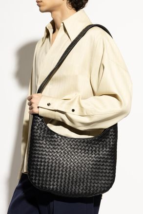 Bottega Veneta Shoulder Bag Veneto, Mens, Black