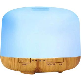 Dr. Botanicals Aroma Diffuser with Wood Grain Base - USB